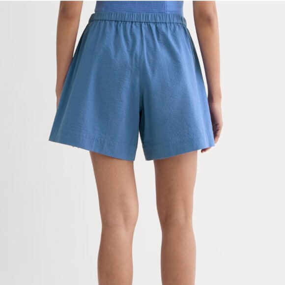 NWT Everlane The Seersucker Pull-On Shorts XL - Picture 3 of 4